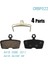 Yunjin Shop CRBP022 Stili Sram Kılavuzu Için 4 Çift Yarı Metalik Bisiklet Disk Fren Balataları Rscrsr Avid Xo E7 E9 Trail Tions Reçine Hidrolik Fren Balatası (Yurt Dışından) 1