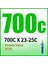 Yunjin Shop 700 x 23-25C Fv Stili Foss Patlama Önleyici Bisiklet Tüpü Schrader Presta Kauçuk Iç Lastikler Bisiklet Kamerası Fc. Inç Lastik Yol Mtb Lastik (Yurt Dışından) 1