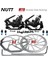 Yunjin Shop 160MM Ön Stil Nutt Mtb Bisiklet Alaşımlı Mekanik Disk Fren Ikili Kaliperler Rotor Seti Bmx Scooter Ön Arka Dağ Bisikleti Parçaları (Yurt Dışından) 3