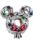 Disney Mickey Mouse Yeni Yıl Çelenk Charm | 925 Ayar Gümüş 1