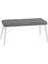 Bench Puf Metal Ayaklı Kazayağı Kumaş 40 cm x 95 cm 1