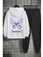 Uygun Tarz Only Trendwear Butterfly & Letter Graphic Baskılı Eşofman Takımı 1