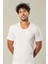 Erdem Beyaz Penye O Yaka T-Shirt 1150 3
