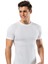 Erdem Beyaz Penye Amerikan Yaka T-Shirt 1165 1