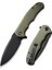 Praxis Flipper Knife Od Green G10 Handle Çakı 2