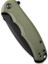 Praxis Flipper Knife Od Green G10 Handle Çakı 5