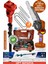 Alman V598/21V 6806K Red Teleskopik 10-15CM Akülü Budama Şarjlı Zincirli Dal Budama Makinesi 1
