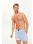 Lyron Unisex Koton Çizgili Şort 2