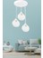 Yıldız Home Selçuklu Motif 3.lü Beyaz Rustik Avize 2