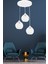 Yıldız Home Selçuklu Motif 3.lü Beyaz Rustik Avize 3