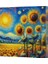 Vivago Art Van Gogh 4 Ay Çiçekleri 14X20 Çizgili DEFTER-15X15 Çizgisiz Defter Seti (320 Sayfa) 2