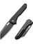 Nugz Flipper & Thumb Hole Knife Black G10 Handle Çakı 2