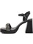 Siyah Kadın Topuklu Sandalet 2