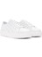 Erkek Beyaz Bağcıklı Kalın Tabanlı Deri Sneaker 25SFD750618 3