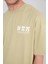 Relaxed Fit Baskılı Bisiklet Yaka Kısa Kol T-Shirt 3