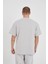 Oversize Baskısız Düz Unisex Tshirt 3