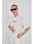 Oversize Yazı Baskılı Bisiklet Yaka Unisex Tshirt 1