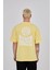 Ön Arka Baskılı Bisiklet Yaka Oversize Tshirt 1