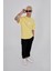 Ön Arka Baskılı Bisiklet Yaka Oversize Tshirt 3
