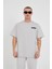 Yazı Baskılı Unisex Bisiklet Yaka Tshirt 3