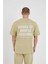 Yazı Baskılı Unisex Bisiklet Yaka Tshirt 2