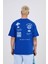 Oversize Bisiklet Yaka Ön Arka Baskılı Tshirt 3