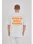 Yazı Baskılı Unisex Bisiklet Yaka Tshirt 2