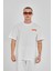 Yazı Baskılı Unisex Bisiklet Yaka Tshirt 3