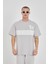 Oversize Baskılı Bisiklet Yaka Unisex Tshirt 2
