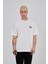 Oversize Yazı Baskılı Bisiklet Yaka Tshirt 1