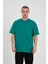 Oversize Baskısız Düz Unisex Tshirt 2