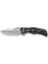 Biophase Flipper & Button Lock Knife Aluminum & Black G10 Handle Çakı 1