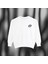 Star Yıldız Desen Unisex Nakışlı Y2K Beyaz Sweatshirt 1