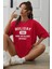 Kadın Holiday Baskılı Tasarım T-Shirt Oversize Salaş 1