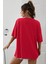 Kadın Holiday Baskılı Tasarım T-Shirt Oversize Salaş 2