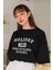 Kadın Holiday Baskılı Tasarım T-Shirt Oversize Salaş 1