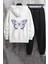 Uygun Tarz Only Trendwear Butterfly Baskılı Eşofman Takımı 1