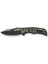 Biophase Flipper & Button Lock Knife Aluminum & Od Green G10 Handle Çakı 1