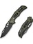Biophase Flipper & Button Lock Knife Aluminum & Od Green G10 Handle Çakı 2