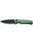 Altus Button Lock & Thumb Stud Knife Green Aluminum Handle Çakı 1