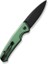 Altus Button Lock & Thumb Stud Knife Green Aluminum Handle Çakı 3