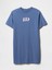 Kadın Mavi Gap Logo Relaxed T-Shirt Elbise 2