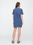 Kadın Mavi Gap Logo Relaxed T-Shirt Elbise 5