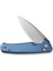Altus Button Lock & Thumb Stud Knife Blue Aluminum Handle Çakı 4