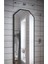 Siyah Sekizgen Dekoratif Boy Aynası 150X50CM Fenomen Ayna 4