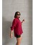 Kadın Modal Kumaş Oversize Kalıp Gömlek NBG069 2