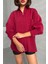 Kadın Modal Kumaş Oversize Kalıp Gömlek NBG069 3