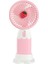 Mini Fan Masaüstü Taşınabilir Telefon Stantlı Vantilatör 2si 1 Arada Taşınabilir Masaüstü Vantilatör Yüksek Hızlı Vantilatör Asorti Renk 2
