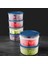 6'lı Yuvarlak Gıda Saklama Kabı Seti - Organizer Düzenleyici Erzak Kabı 6X1200ML Lacivert 1