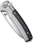 Sentinel Strike Flipper & Thumb Stud & Button Lock Knife Gray Aluminum & Frn Handle Çakı 5